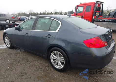 2011 Infiniti G25 Journey z USA, uszkodzony, nr VIN JN1DV6AP0BM602316